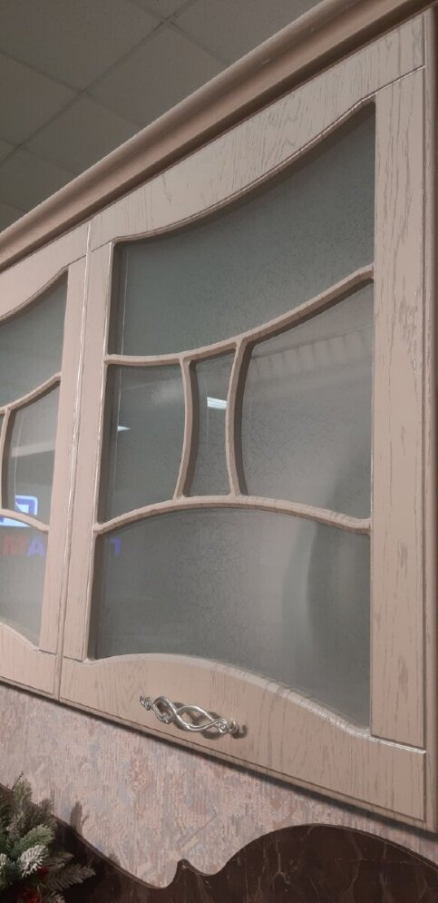 Кухня Сан-Марино Аргенто (цвет - роял вуд кофе, патина серебро) 