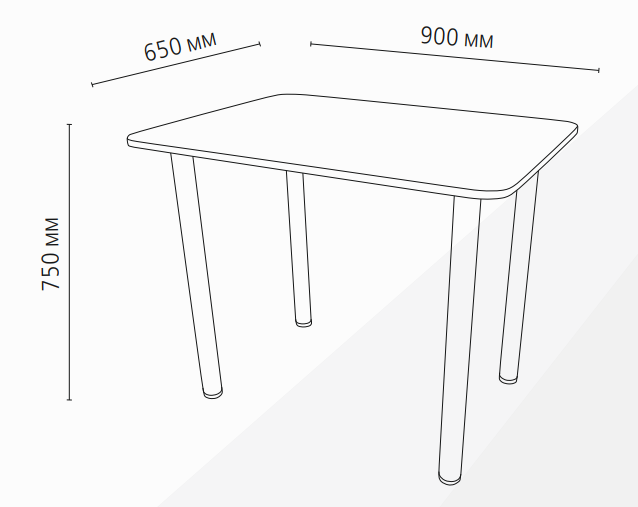 Стол обеденный Сеул 3, опора D50 