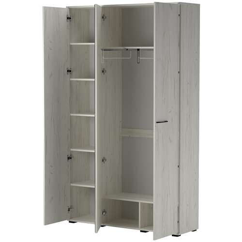 Шкаф 3-х дверный Италия, Крафт Белый 