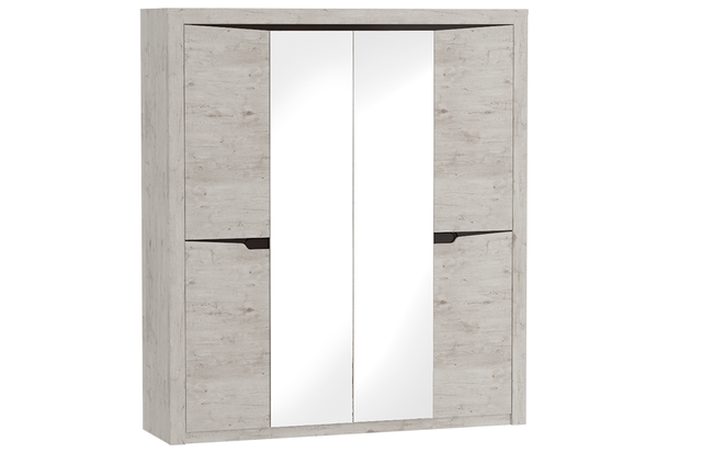 Шкаф 4х-дверный Соренто, Дуб стирлинг 