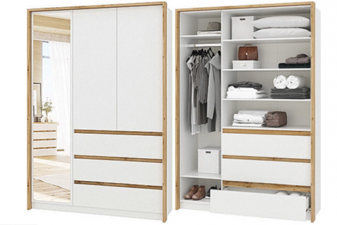 Шкаф 3-х створчатый Дубай 