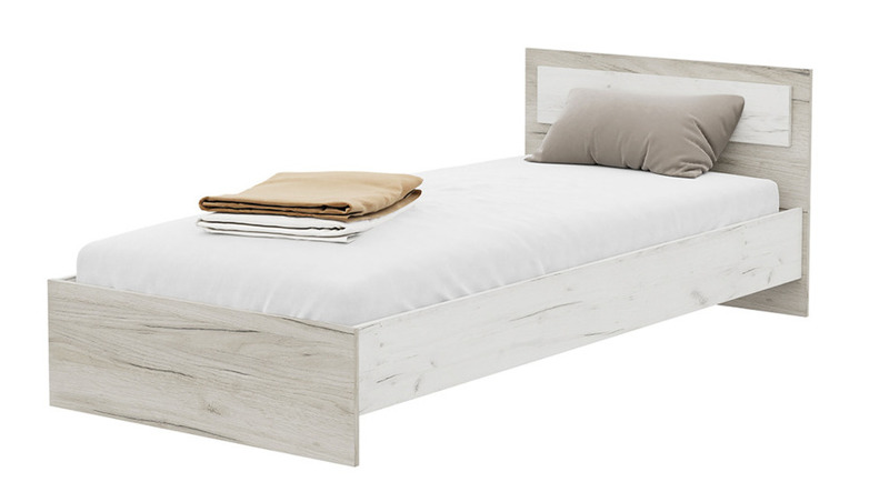 Кровать Гармония 0,9 КР-603, Крафт 