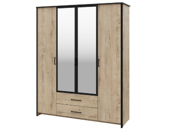 Шкаф 4-х дверный Berlin (Берлин)