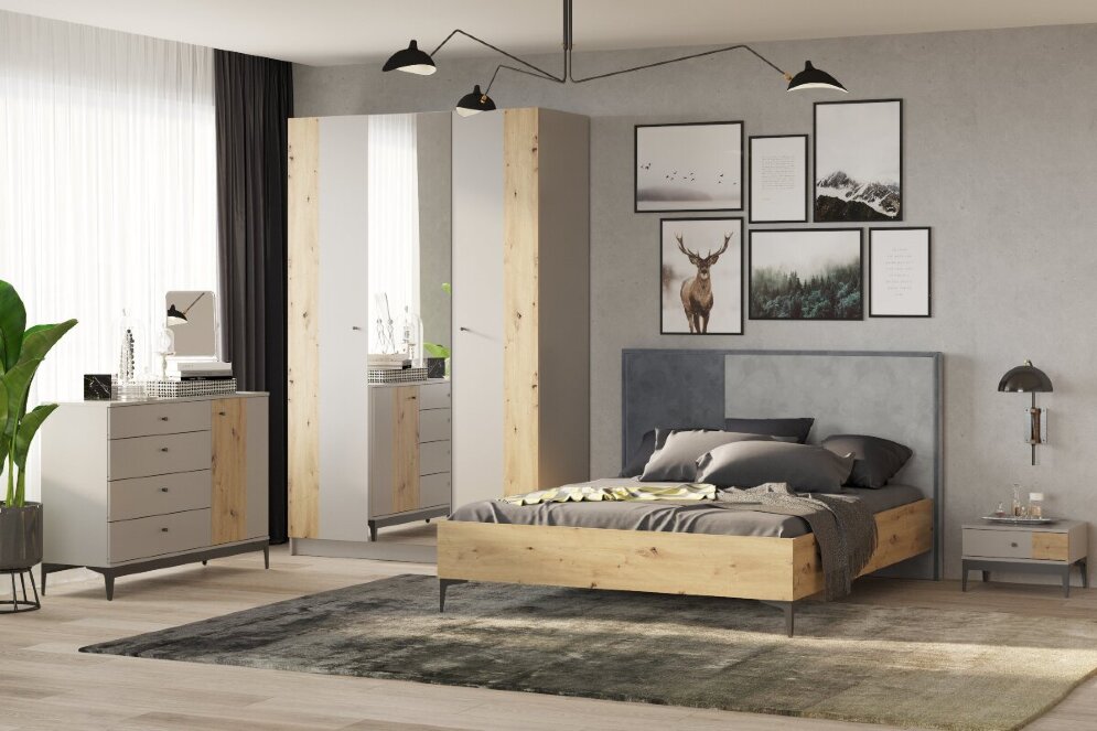 Фасад шкафа Нордик, зеркальный 