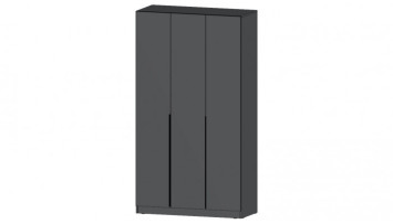 Шкаф 3-х створчатый Элегант, Графит