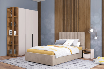 Шкаф 3-х дверный Чарли, кашемир