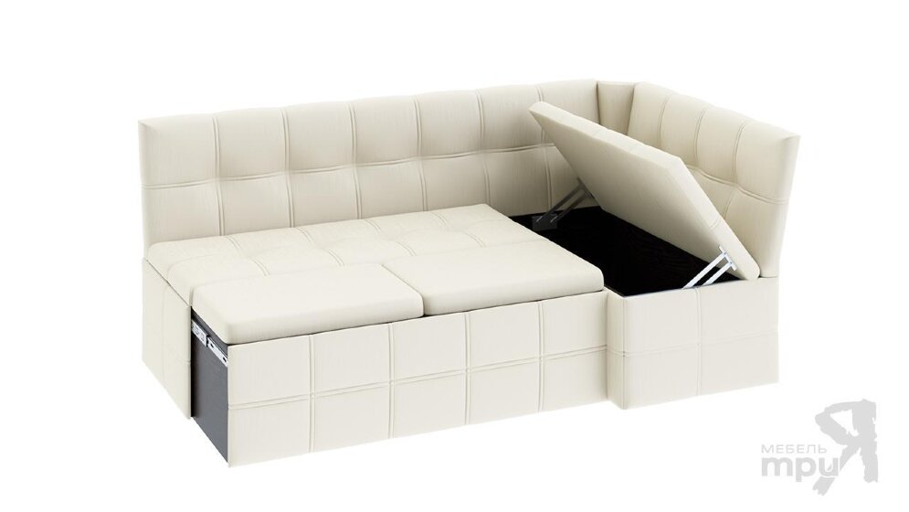 Кухонный уголок со спальным местом Домино, крем 