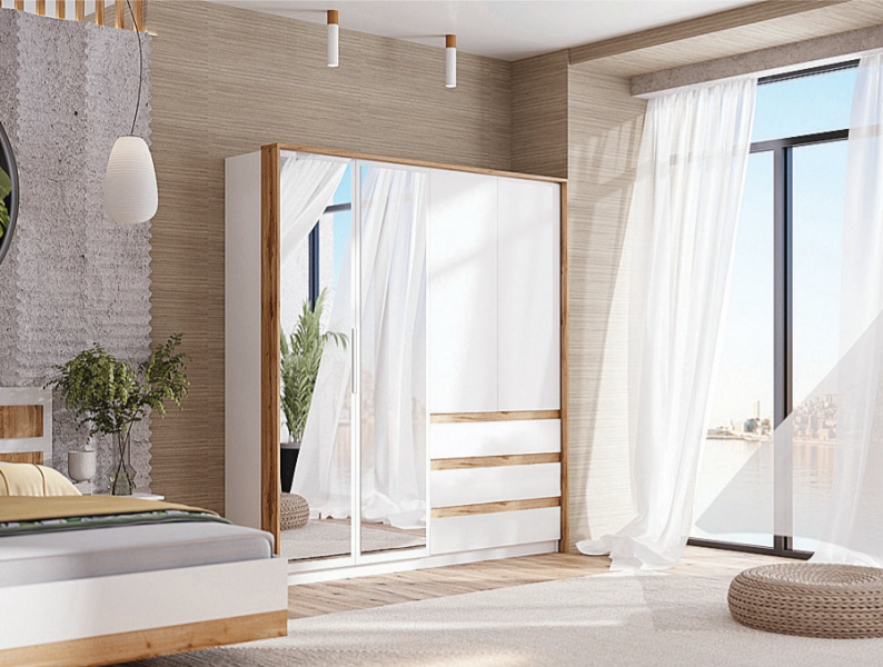 Шкаф 4-х створчатый Дубай 