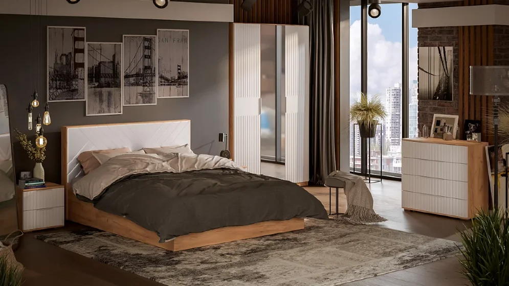 Шкаф для одежды Хилтон, Дуб Крафт  