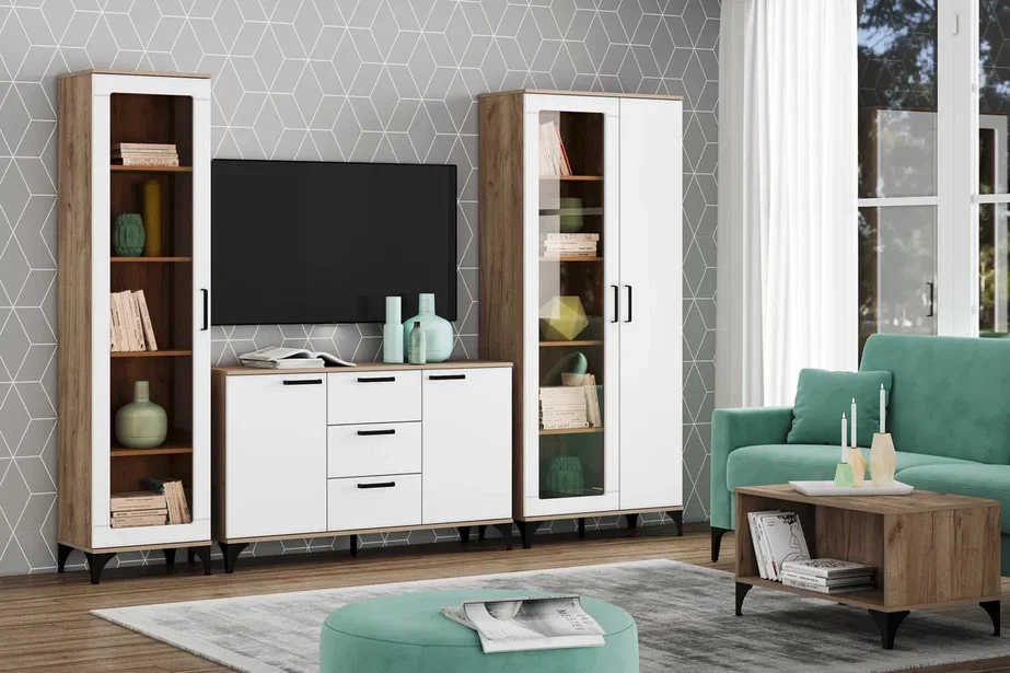 Шкаф комбинированный Марсель НМ 013.51 , меренга 