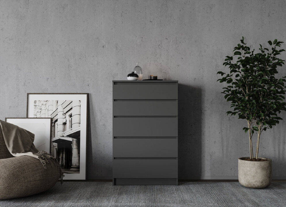 Комод Мори МК 700.5 графит 