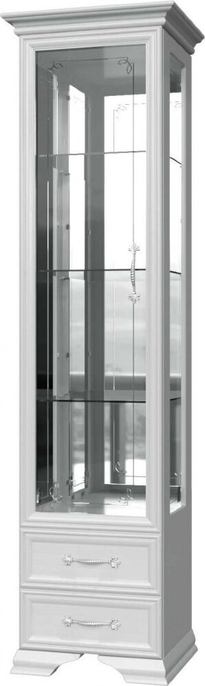 Шкаф-витрина 1 дверь (3 стекла) Грация 