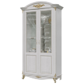 Шкаф-витрина 2-х дверный Да Винчи, Белый 