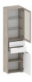 Шкаф со стеклом и 2 ящиками ШК-3019 Анима   