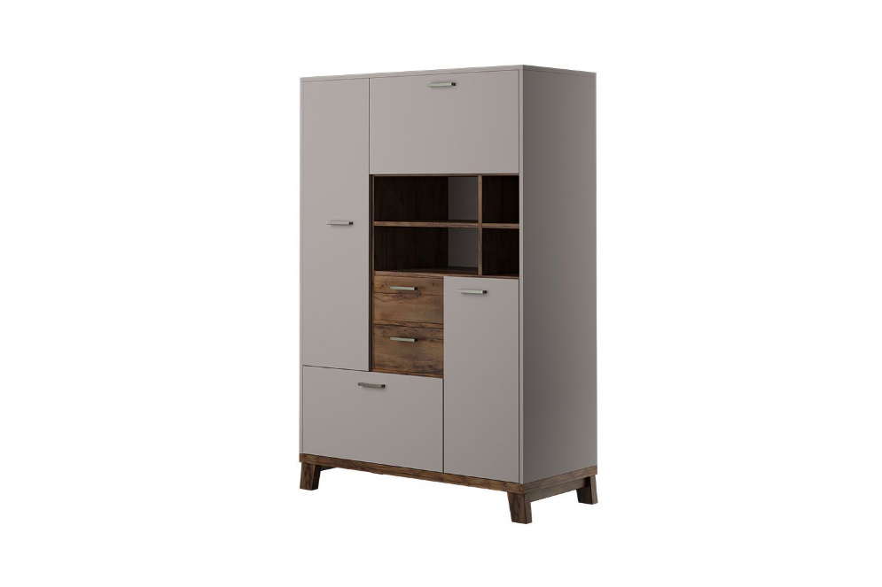 Комод 4 двери + 2 ящика Монтана, Персидский жемчуг 