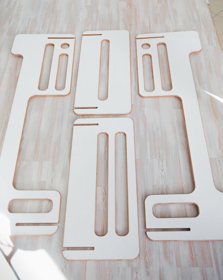 Кровать-конструктор (фанера) 80х160 см  