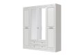 Шкаф 4-х дверный Олимп, белый 