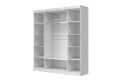 Шкаф 4-х дверный Олимп, белый 