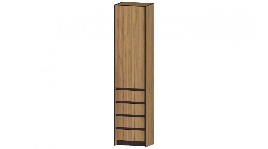 Пенал 4 ящика Бостон, дуб Вотан 