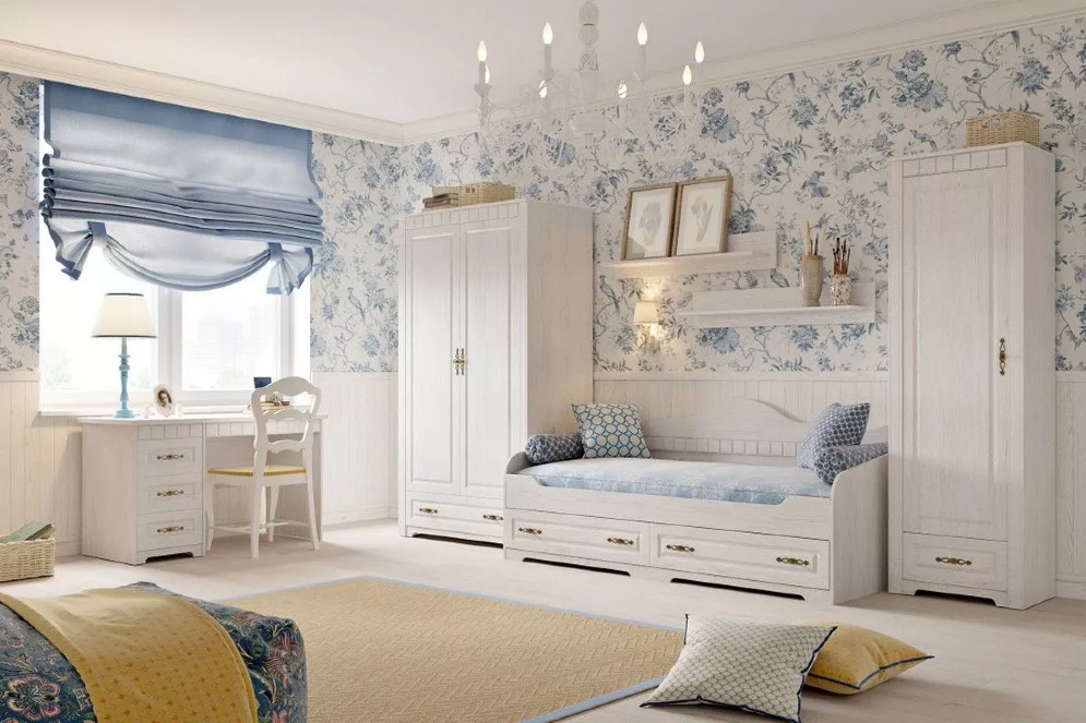 Кровать с ящиками Прованс 