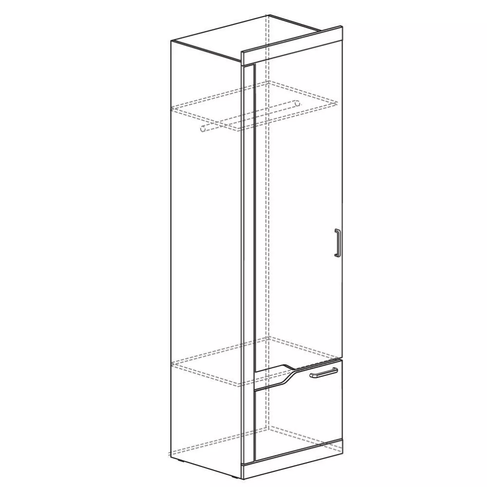 Шкаф-пенал Ронда №317 