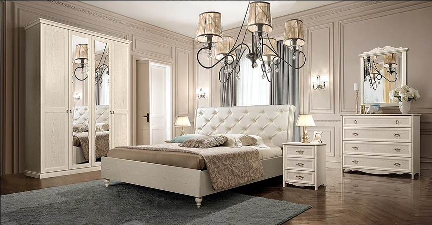  Шкаф 5 дверей с ящиками Венеция ВНШ1/51 (с зеркалами) 