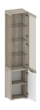 Шкаф с угловым стеклом ШК-3020 Анима   