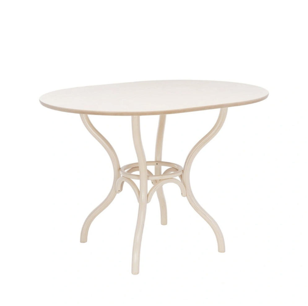 Стол обеденный Тор овальный, дуб беленый 