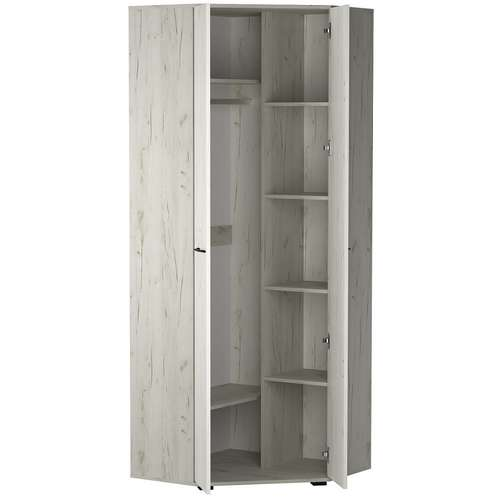 Шкаф угловой Италия, Крафт Белый 