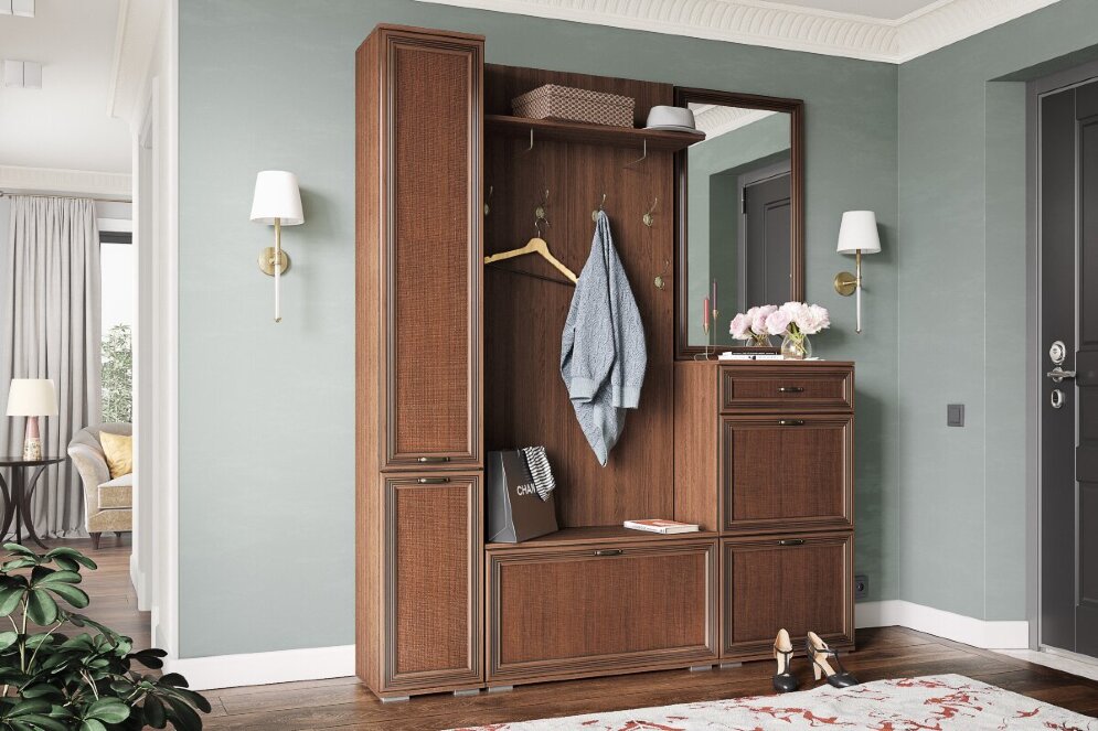 Вешалка Ливорно ЛВ-31, орех донской 