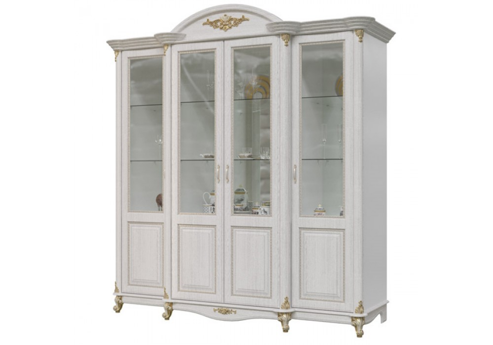 Шкаф 4-х дверный Да Винчи, Белый 