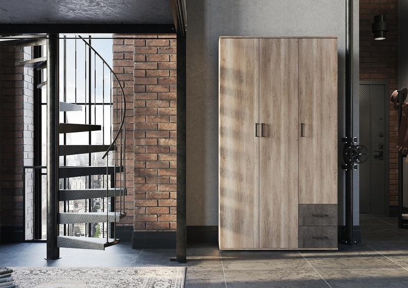 Шкаф 3-х дверный Нельсон ШК-01 