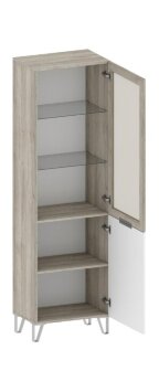 Шкаф со стеклом и 1 дверью ШК-3021 Анима  