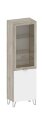 Шкаф со стеклом и 1 дверью ШК-3021 Анима   