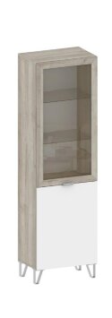 Шкаф со стеклом и 1 дверью ШК-3021 Анима  