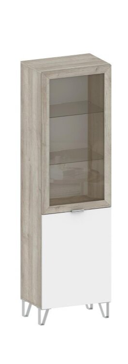 Шкаф со стеклом и 1 дверью ШК-3021 Анима   
