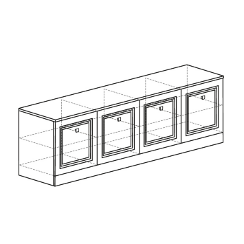 Тумба ТВ 168  (серия 1)