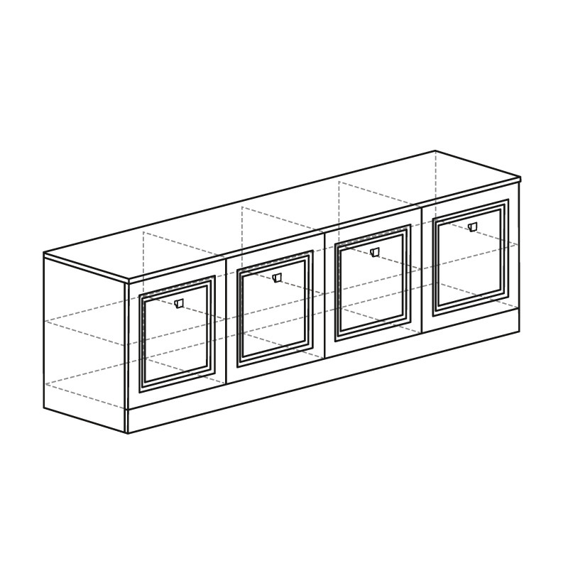 Тумба ТВ 168  (серия 1) 