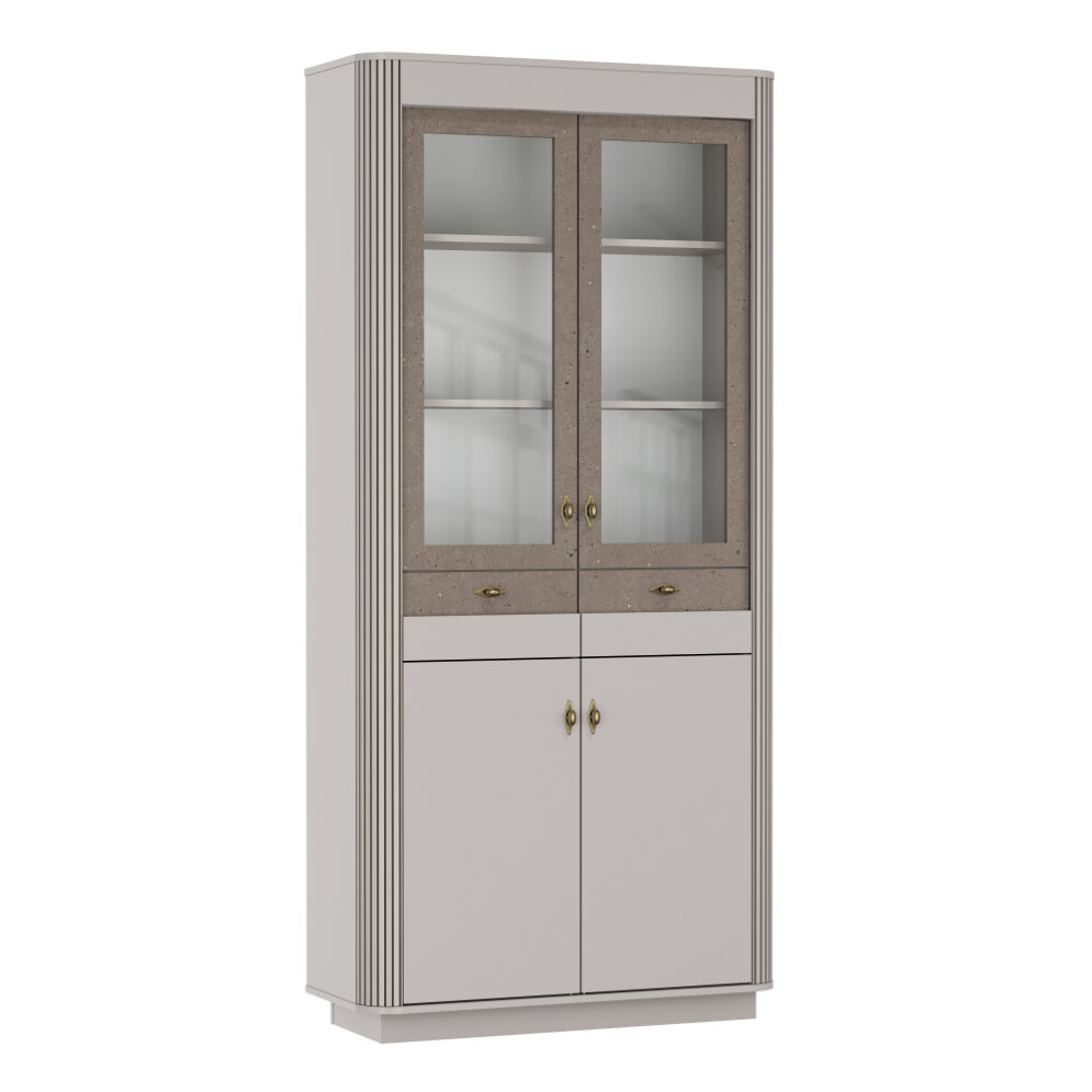 Шкаф комбинированный Фантазия, Кашемир патина 