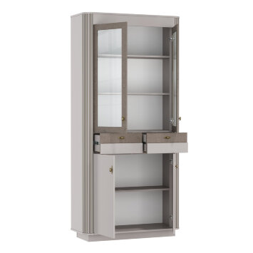 Шкаф комбинированный Фантазия, Кашемир патина