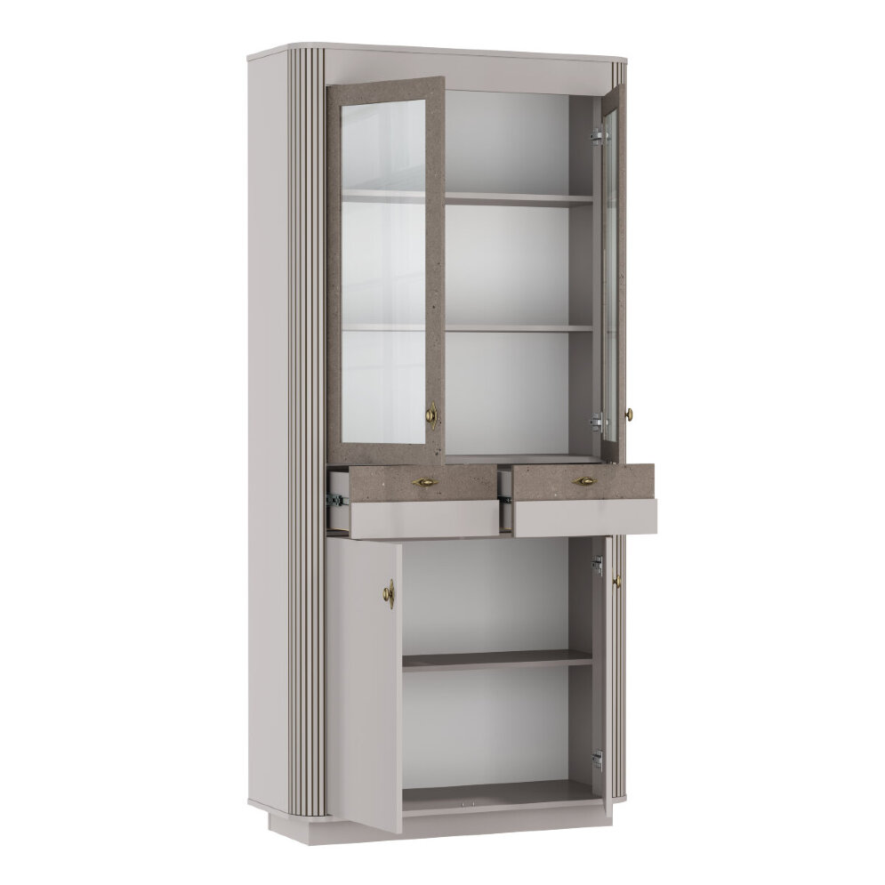 Шкаф комбинированный Фантазия, Кашемир патина 