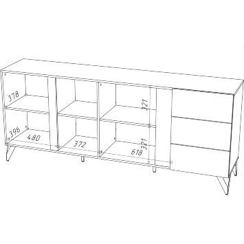 Комод RENO (Рено) КД-1, Белый