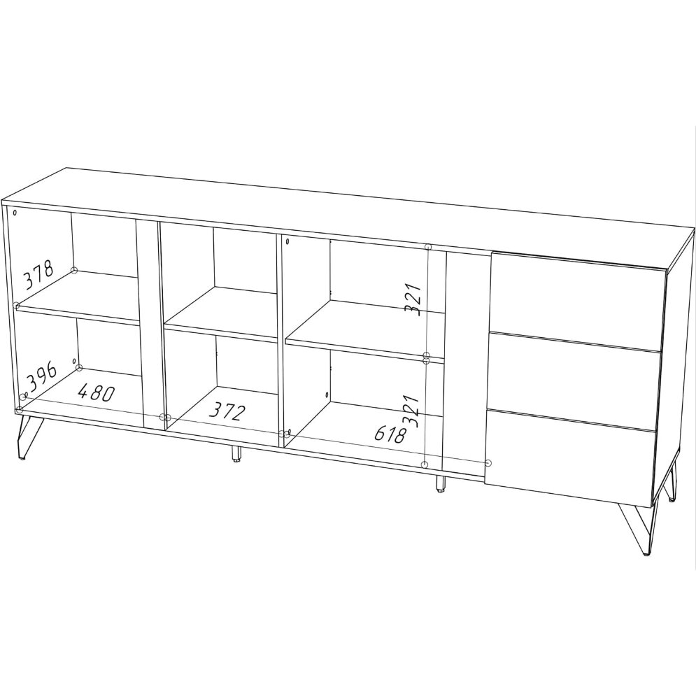 Комод RENO (Рено) КД-1, Белый 