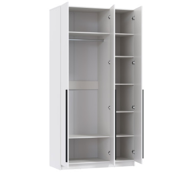 Шкаф 3-х створчатый 67.12 Брандо, белый 