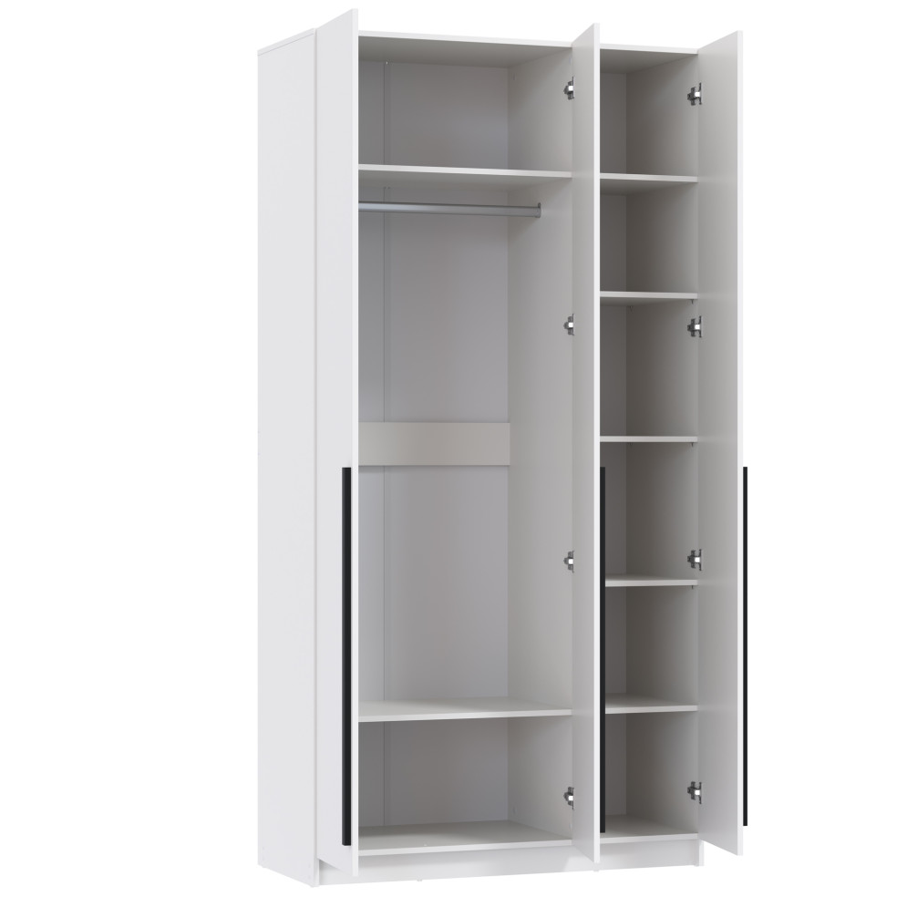 Шкаф 3-х створчатый 67.12 Брандо, белый  