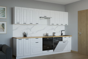 Кухонный гарнитур Белый Вегас, 3000 мм (арт. 19) 