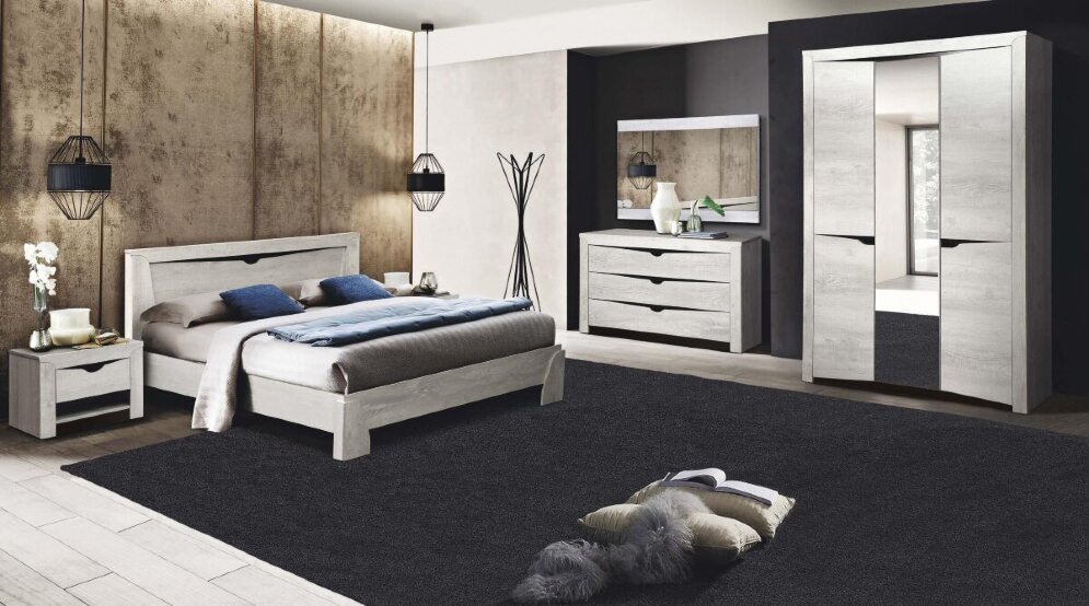 Тумба прикроватная 33.12 Лючия, Бетон пайн 