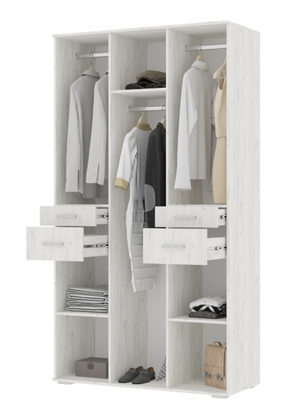 Шкаф 3-х секционный Нельсон ШК-02 