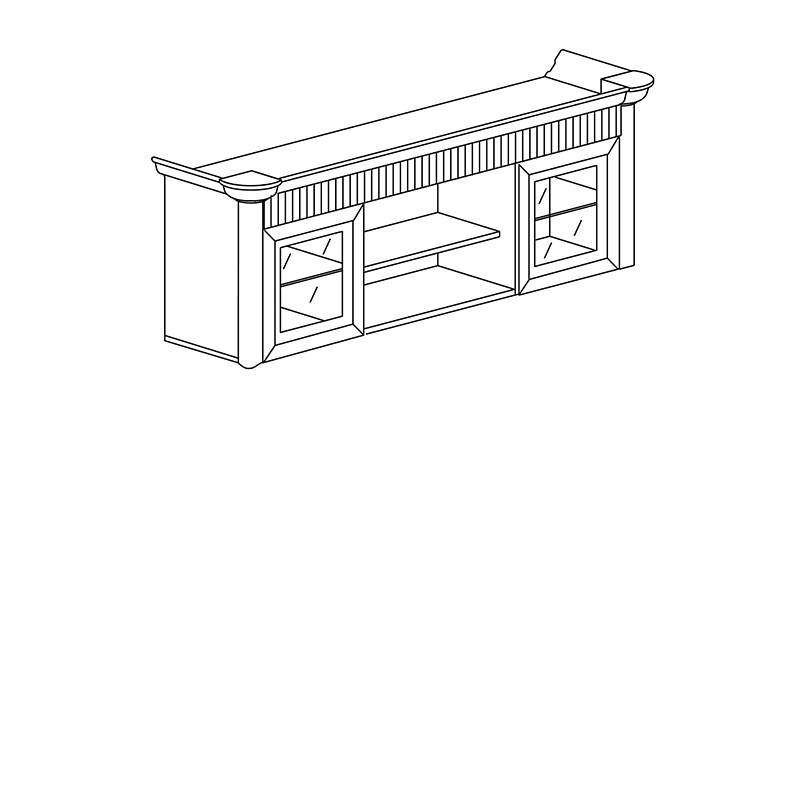 Шкаф навесной Скарлетт 