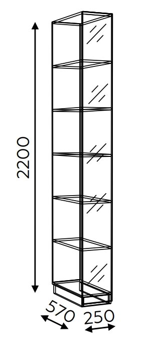 Стеллаж Моника (мод.13) 